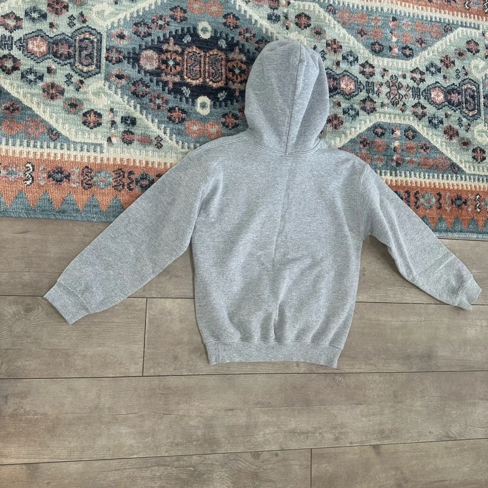 Catholic University Youth Graphic Hoodie Sweatshirt Size Small Gray